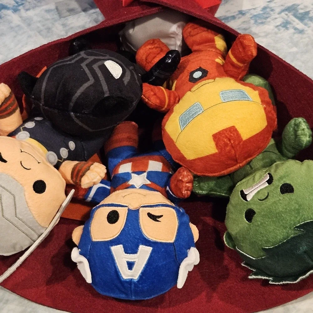 Marvel Avengers Plush Bouquet Iron Man Hulk Captain America Black Panther Thor